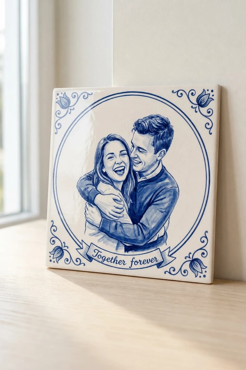Delft Blue Photo Tile