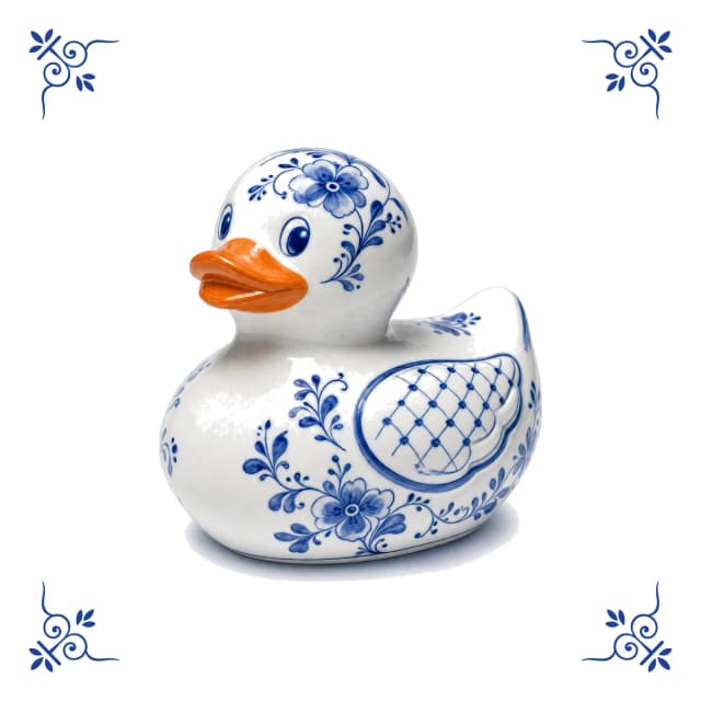 Rubber duck, Delft blue tile