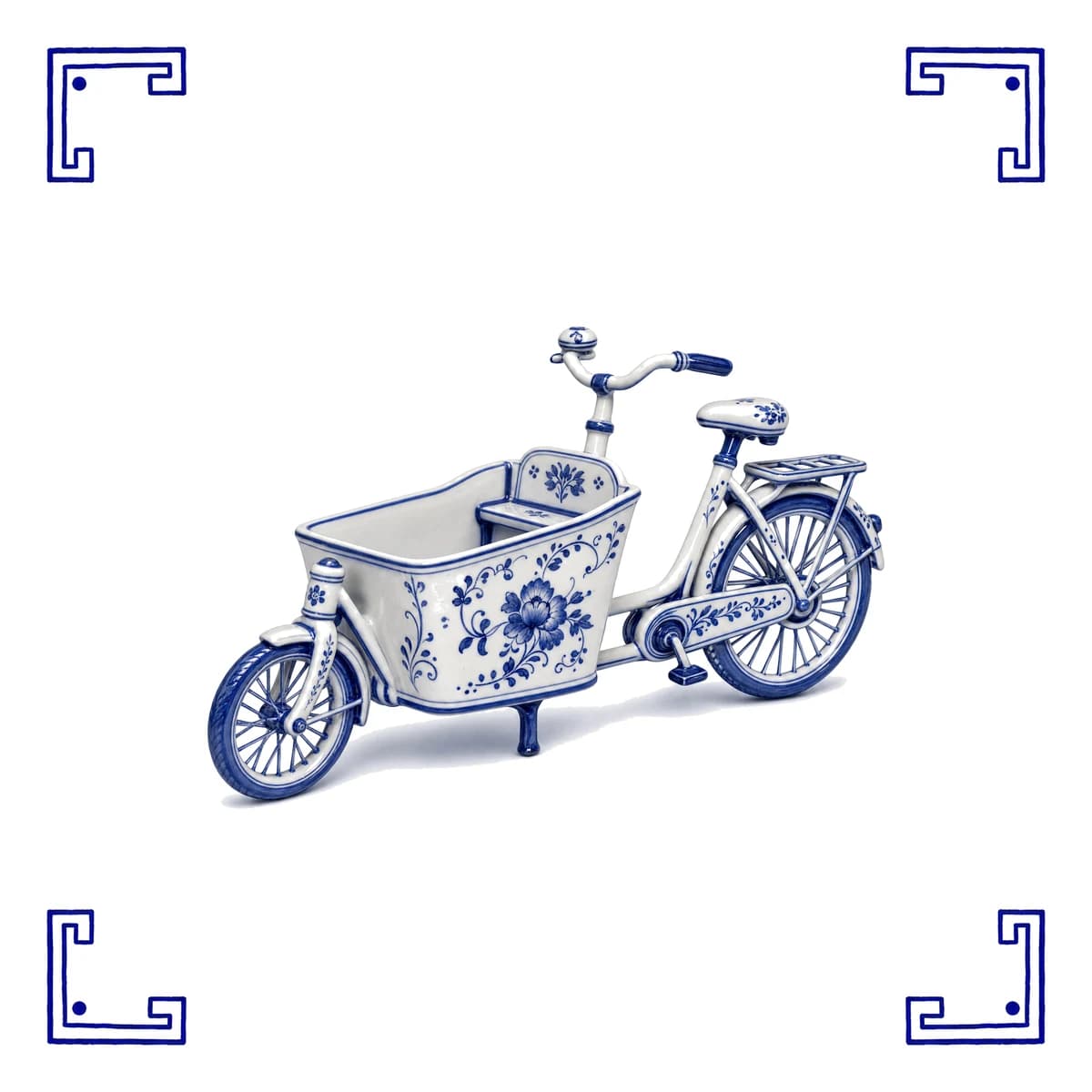 Cargo bike – Delft blue tile