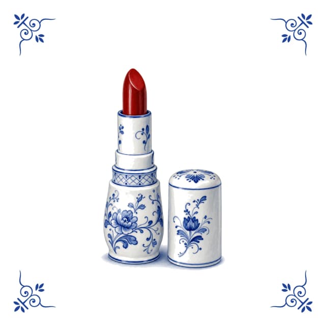 Lipstick, Delft blue tile