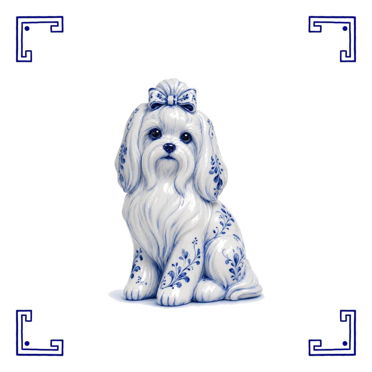 Maltese – Delft blue tile