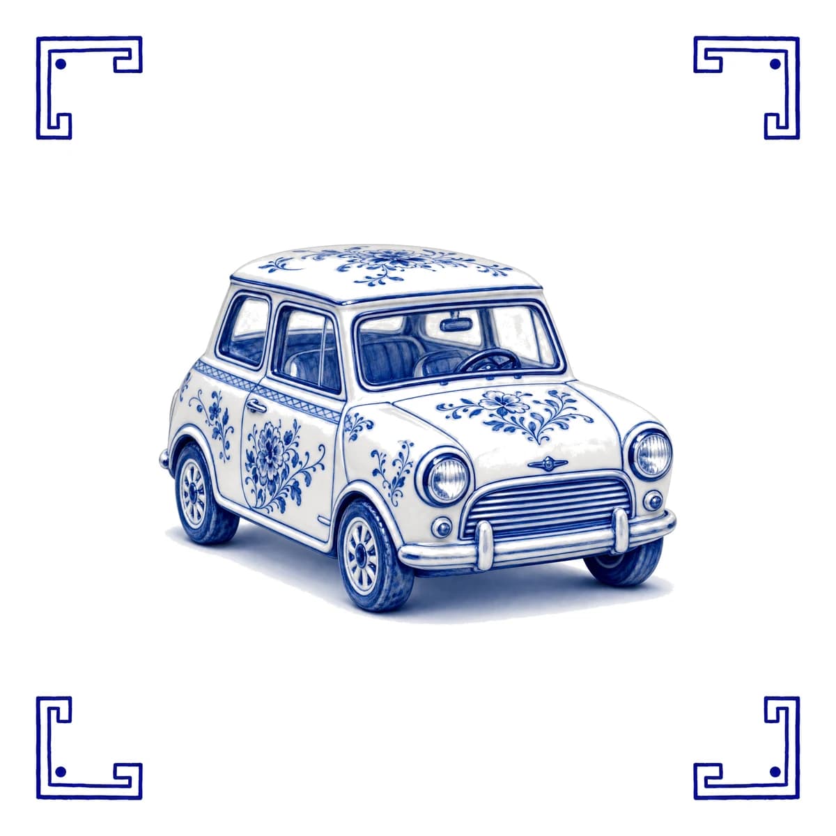 Classic Mini – Delft blue tile
