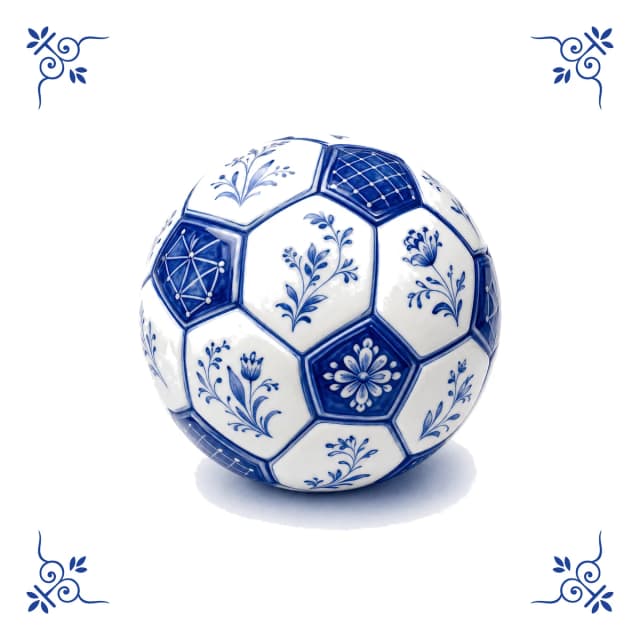Football, Delft blue tile