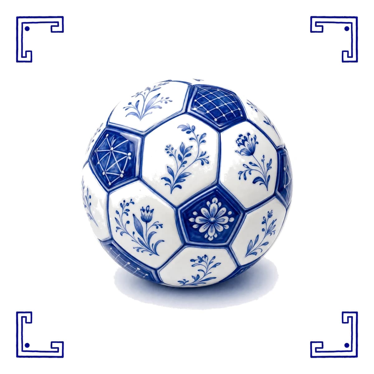Football – Delft blue tile
