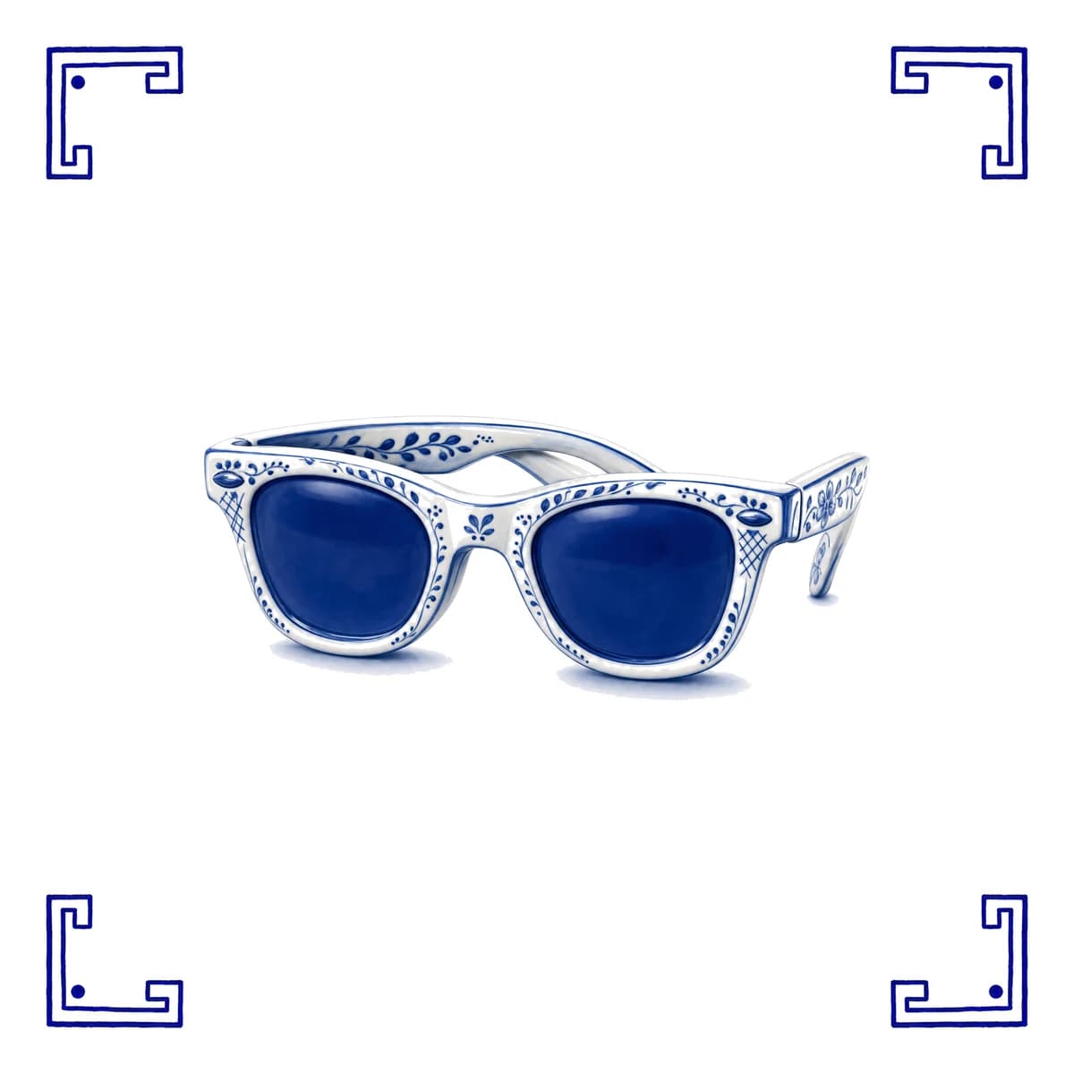 Sunglasses – Delft blue tile