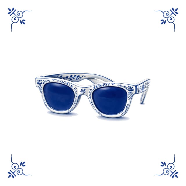 Sunglasses, Delft blue tile